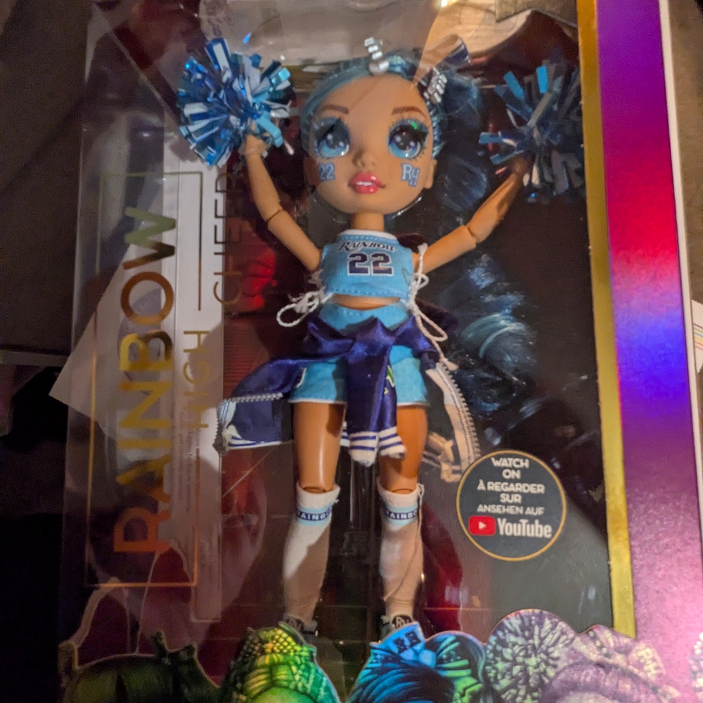 Rainbow High Cheer Doll - Blue and White